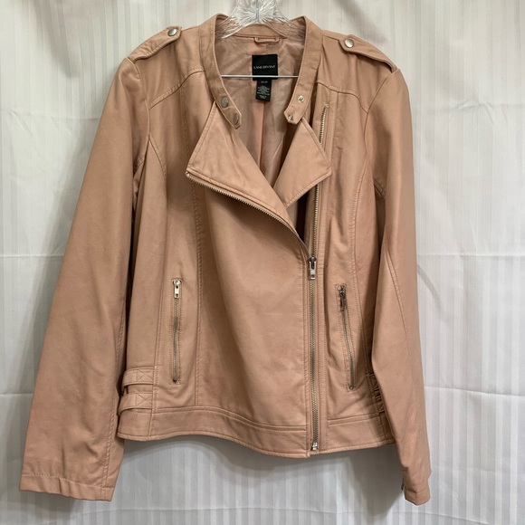 Lane Bryant Jackets & Blazers - NWOT Lane Bryant Faux Leather Moto Jacket 22/24